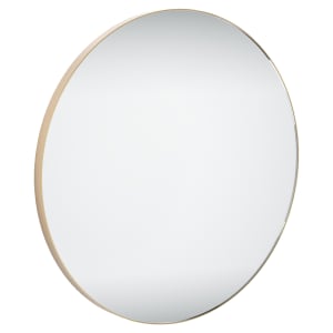 Sensio Leo Brass Round Bathroom Mirror - 600mm