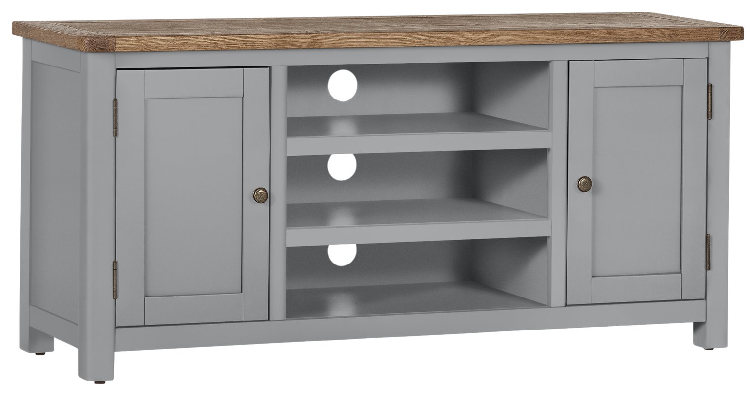Habitat Kent 2 Door Large Low Sideboard TV Unit - Grey