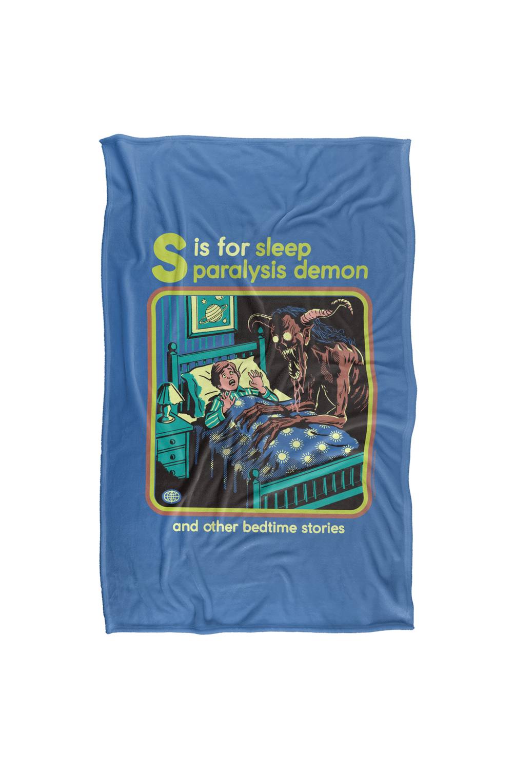 Steven Rhodes Sleep Paralysis Demon Silky Super Soft Throw Blanket