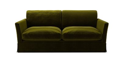 Otto 2.5 Seat Sofa Bed in Olive Cotton Matt Velvet - sofa.com