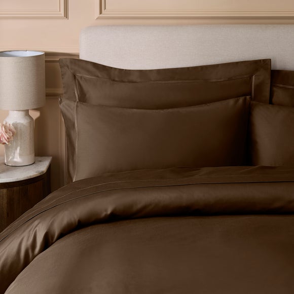 Dorma 800 Thread Count 100% Cotton Sateen Oxford Pillowcase