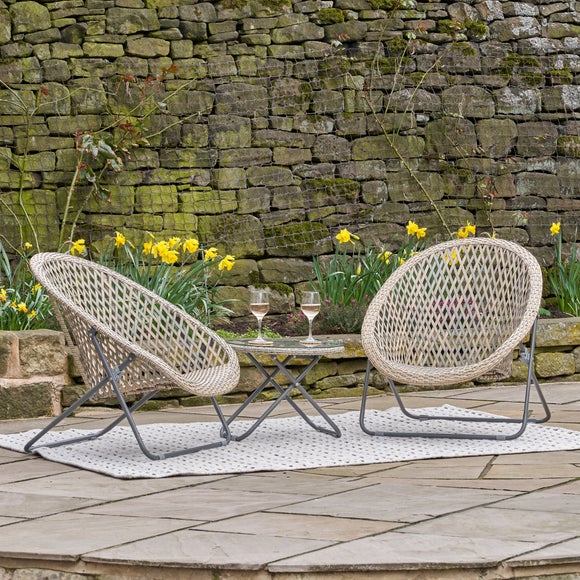 Pacific Lifestyle Tobs Foldable Outdoor Loungers Set