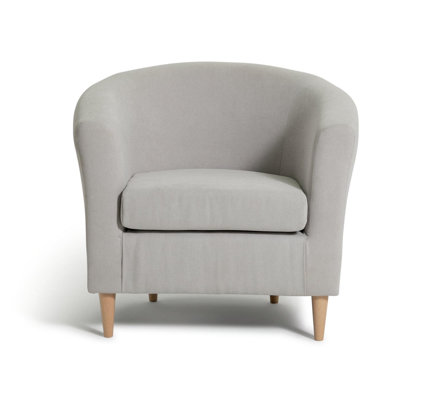 Habitat Fabric Tub Chair - Natural