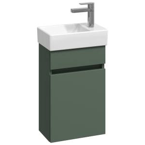Concept Matt Green Compact S1 Vanity Unit & RH Basin - 360mm