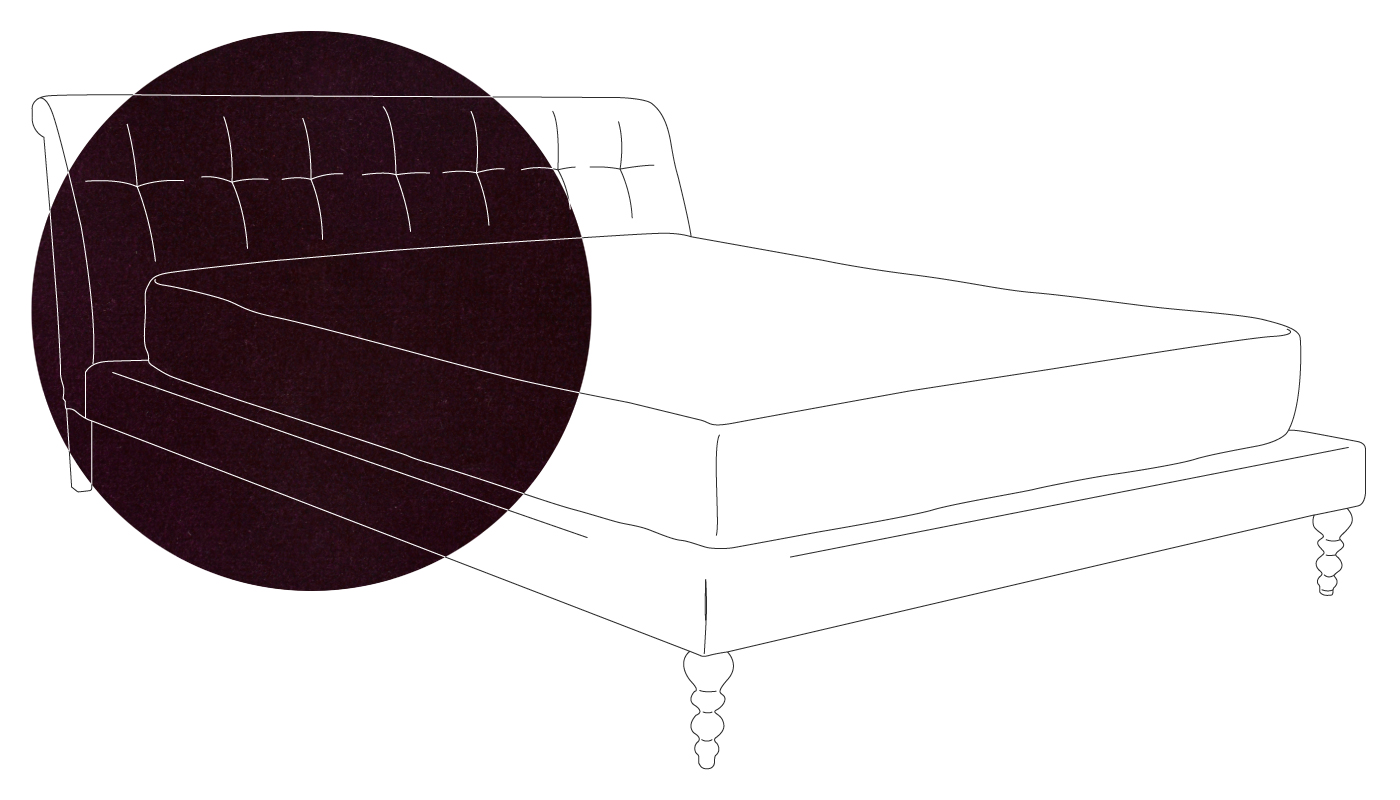 SCP Oscar Bed King Velvet Grape