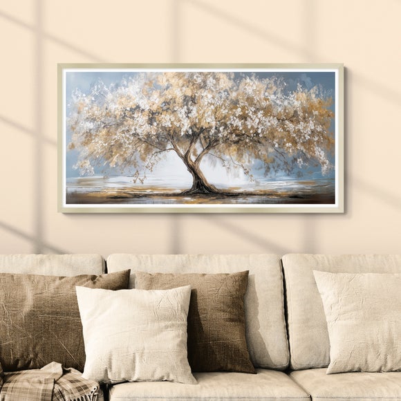 Artko Champagne Blossom Tree by M. Torelli Framed Print