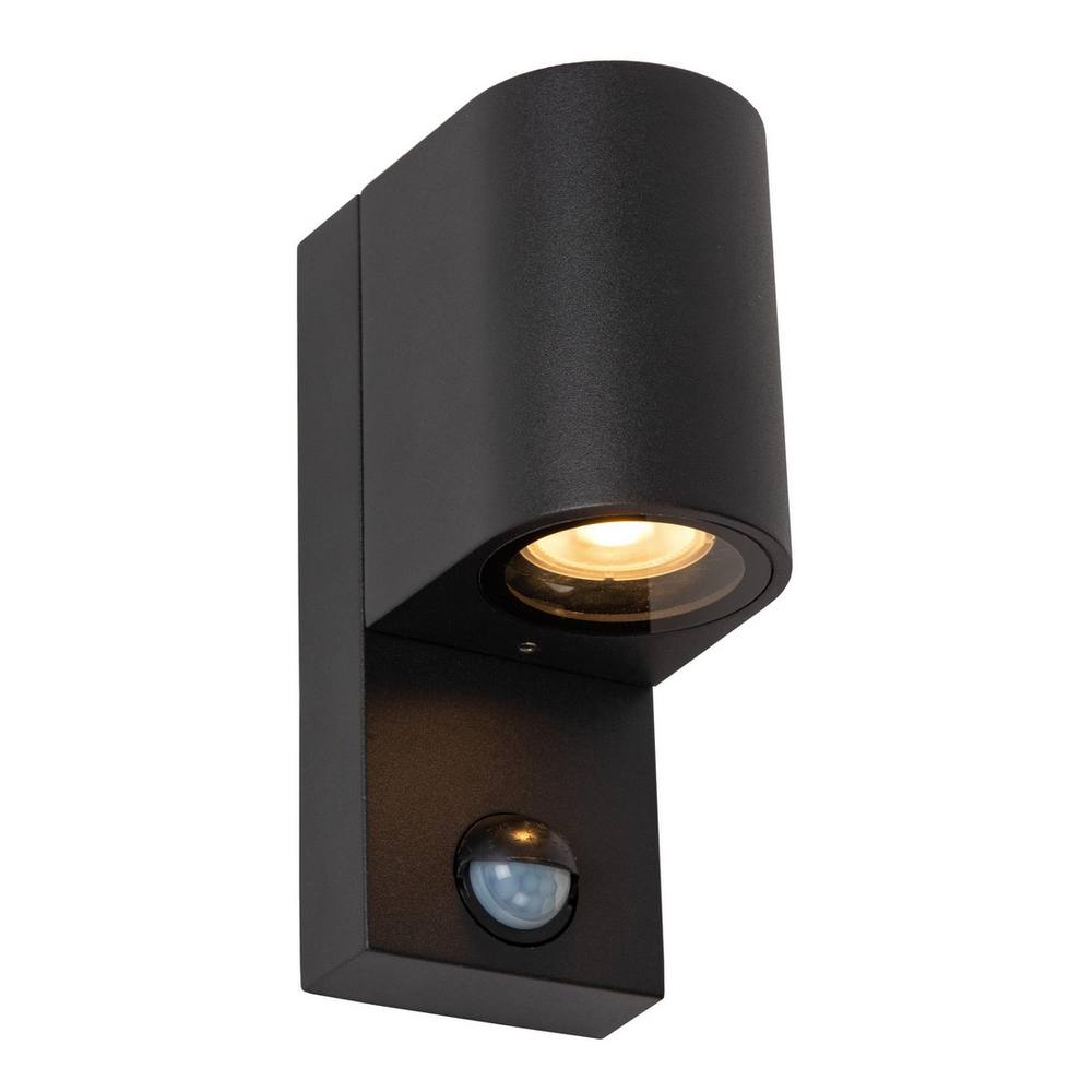 Netlighting Lucide ZARO IR Wall spotlight Outdoor 1xGU10 IP65 Black