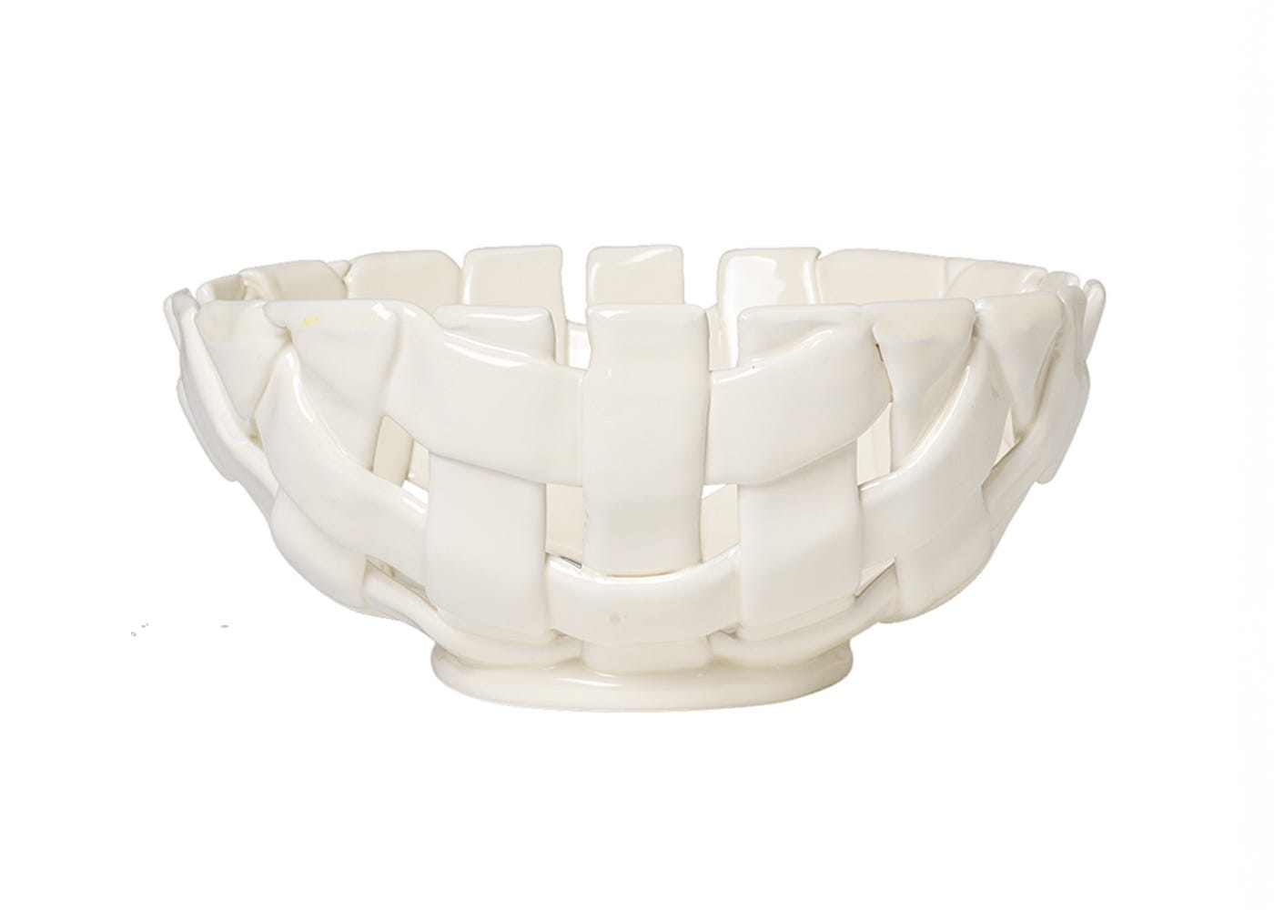 ferm LIVING Plait Bowl Off-white