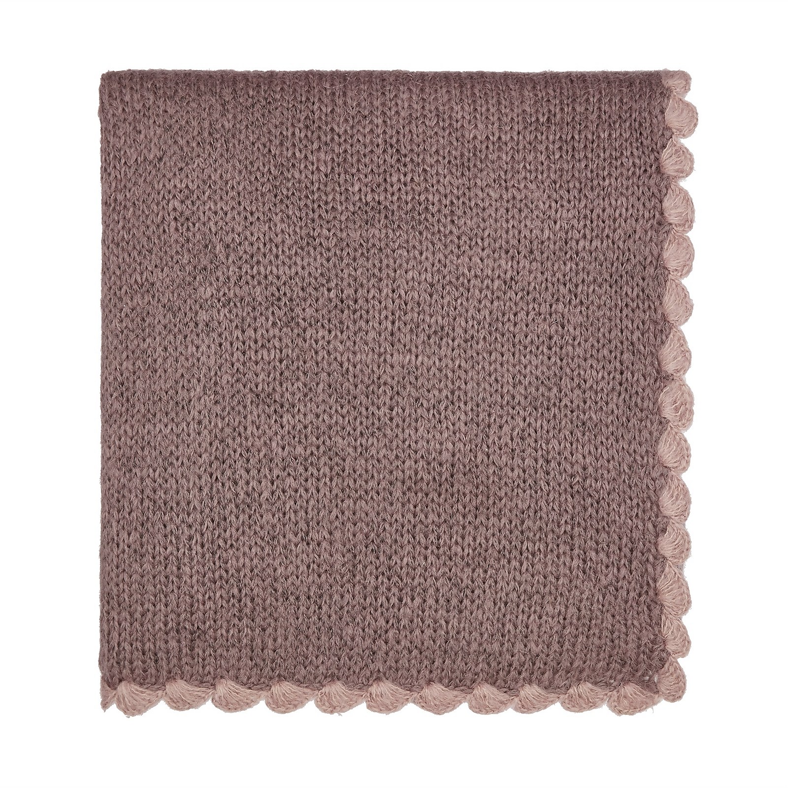 Scala Knit Throw 130X170cm Heather