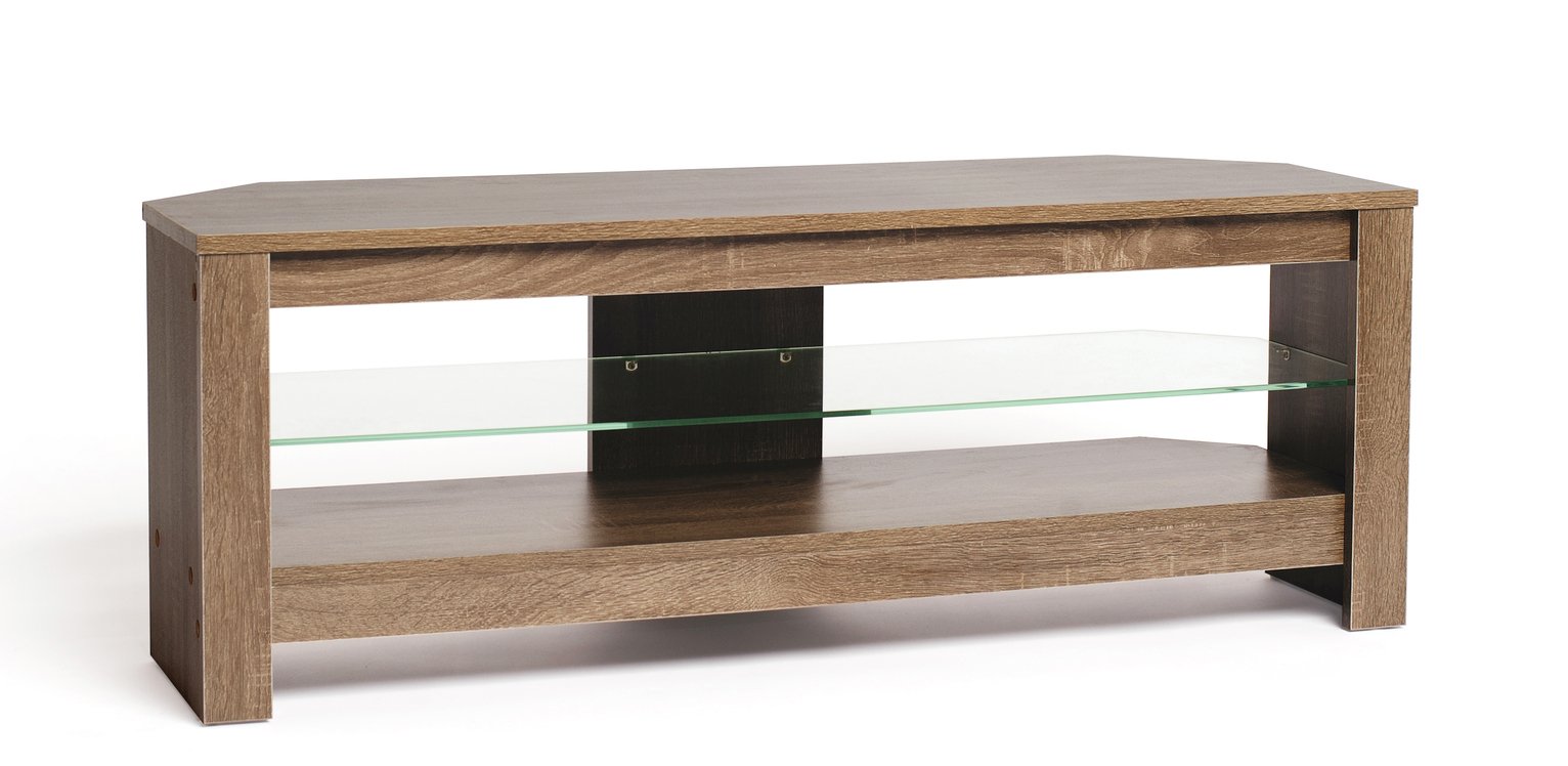 AVF Up To 55 Inch TV Stand - Grey Light Oak