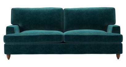 Isla 3 Seat Sofabed in Jade Smart Velvet - sofa.com