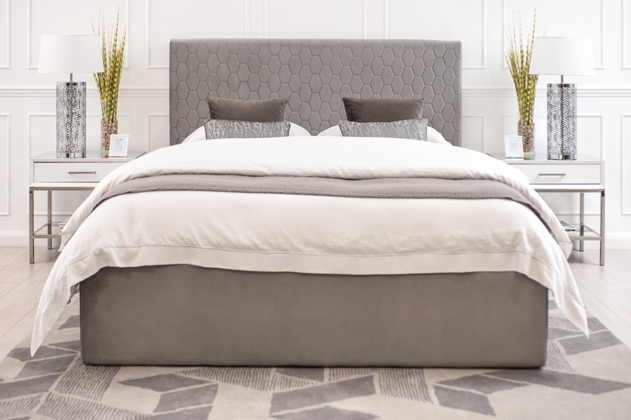 Maya Bed Dove Grey