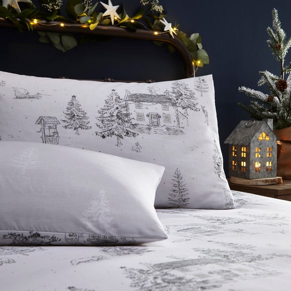 furn. Midwinter Toile Duvet Cover and Pillowcase Set 3