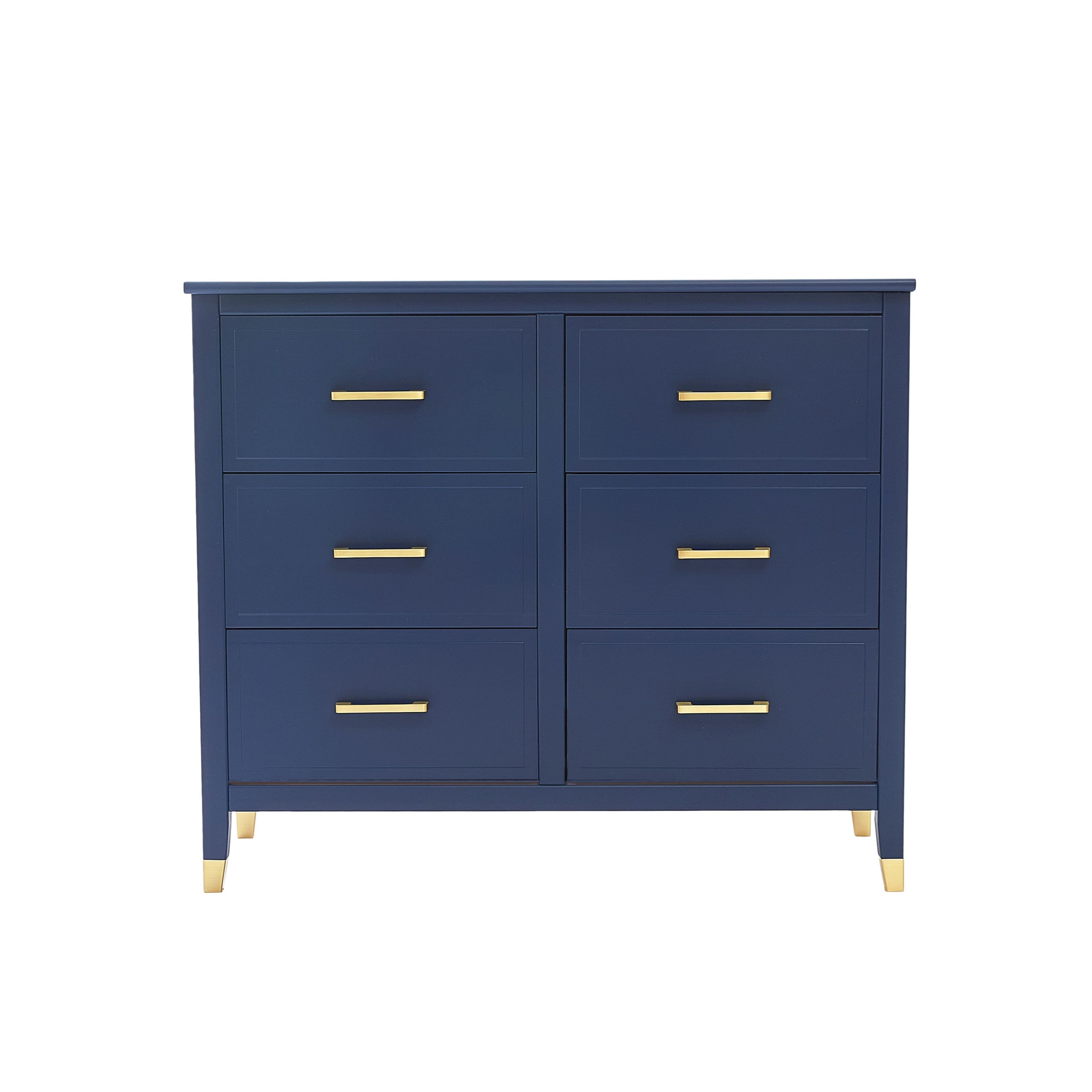 Cabinet Bits Palazzi 6 Drawer Chest of Drawers in Navy