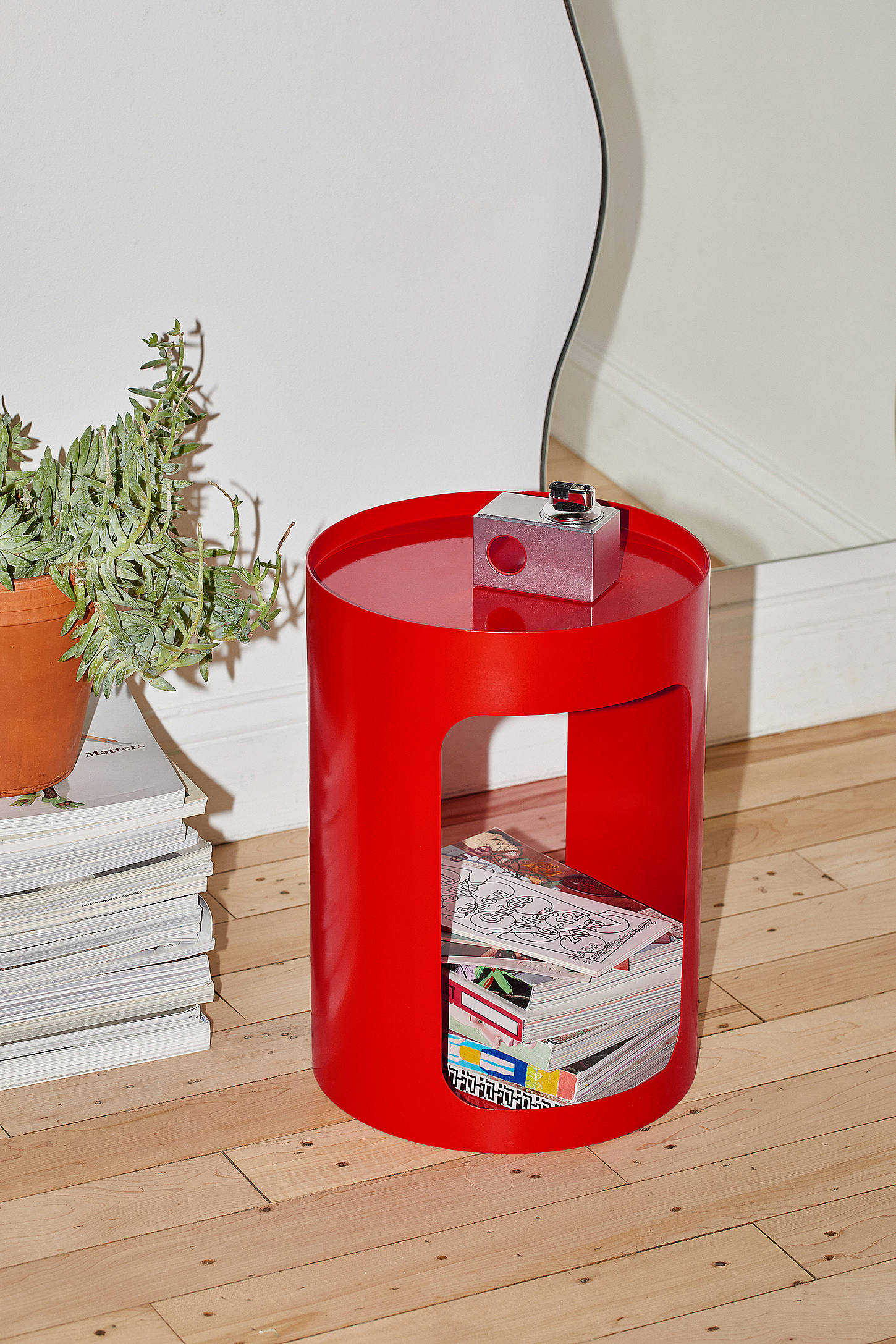 Devon Side Table - Red