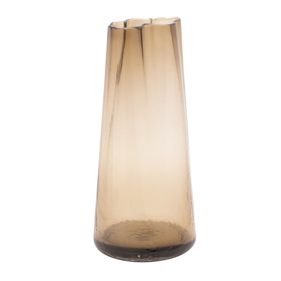 Hestia Scalloped Edge Glass Vase 2