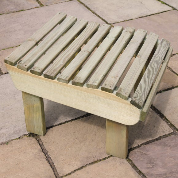 Lily Wooden Garden Footstool