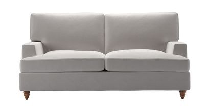 Isla 2 Seat Sofabed in Dove Smart Velvet - sofa.com