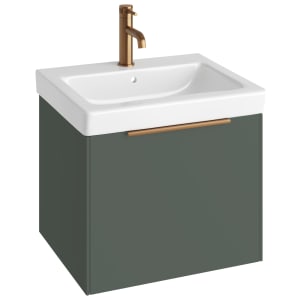 Concept Matt Green S3 Vanity Unit & Basin - 550mm