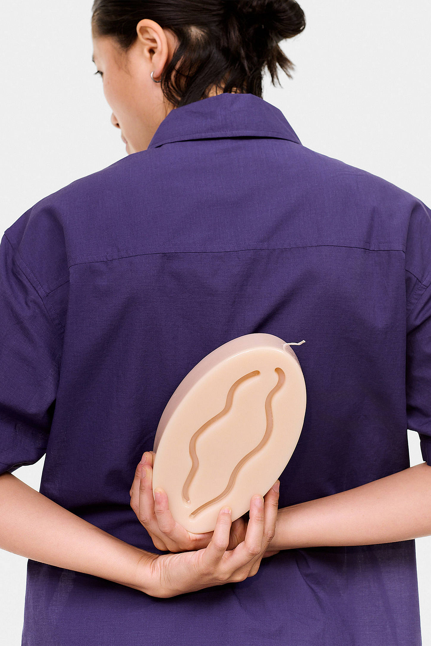 Carne Bollente Vulva Volcano Candle - Cream ALL