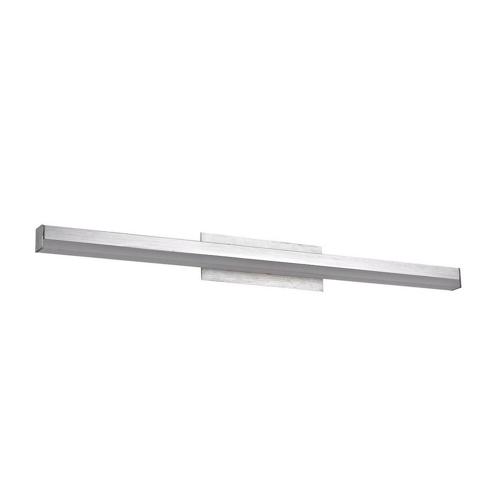 Netlighting Modern LED Wall Lamp Brushed Silver Warm White 3000K 960lm