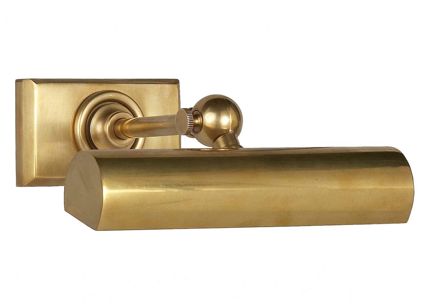 Visual Comfort Cabinet Maker's Picture Wall Light Antique Brass 8"