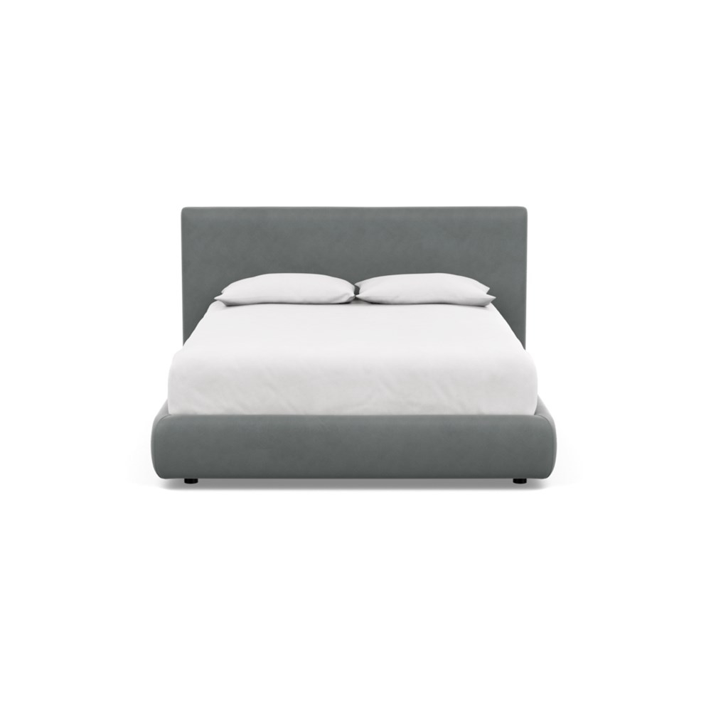 Heal's Alba Storage Bed Double Marylebone Velvet Smoke