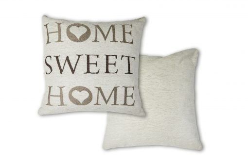 New Edge Blinds Home Sweet Home Cushion Cover in Beige