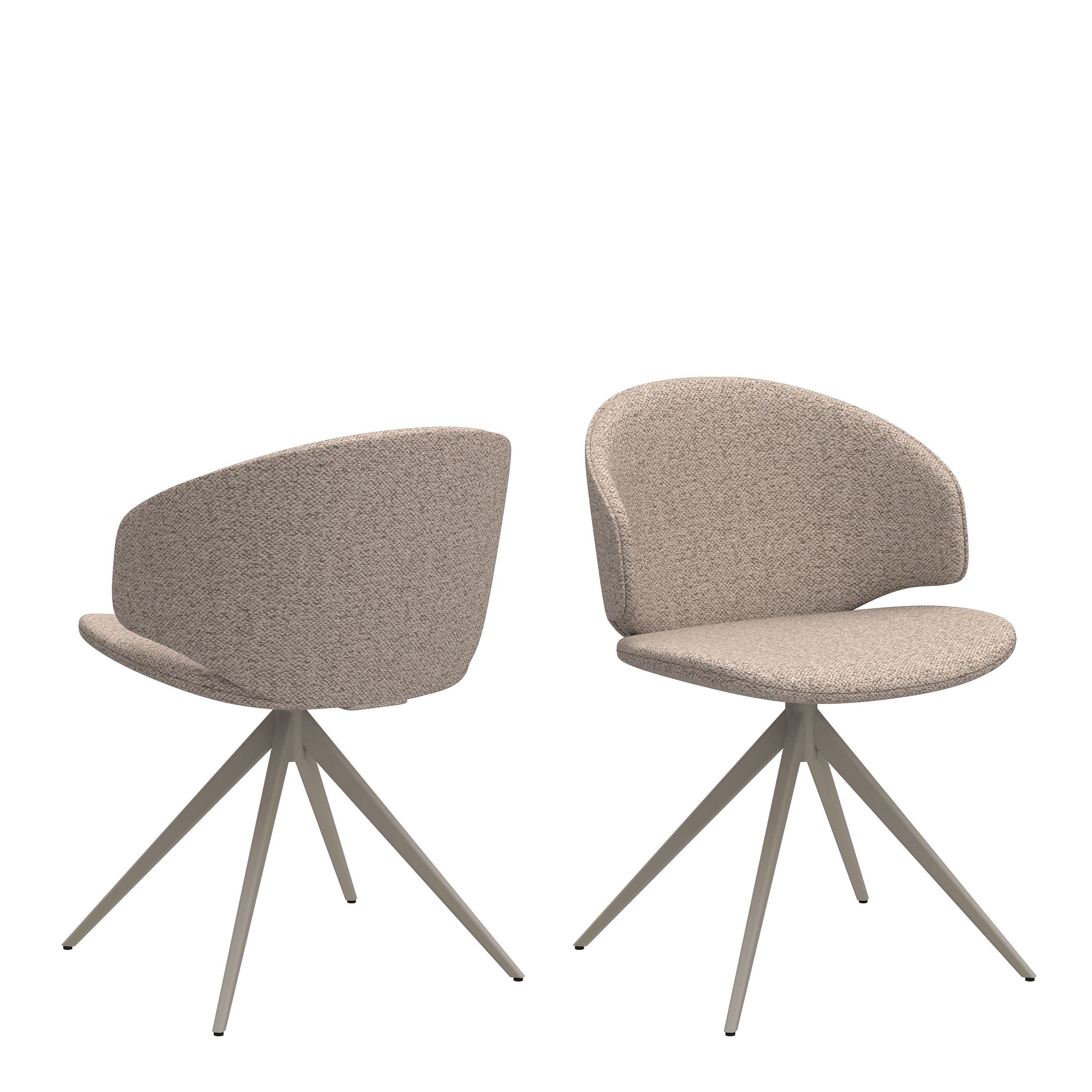 Furniture To Go Ella Swivel Beige Dining Chair