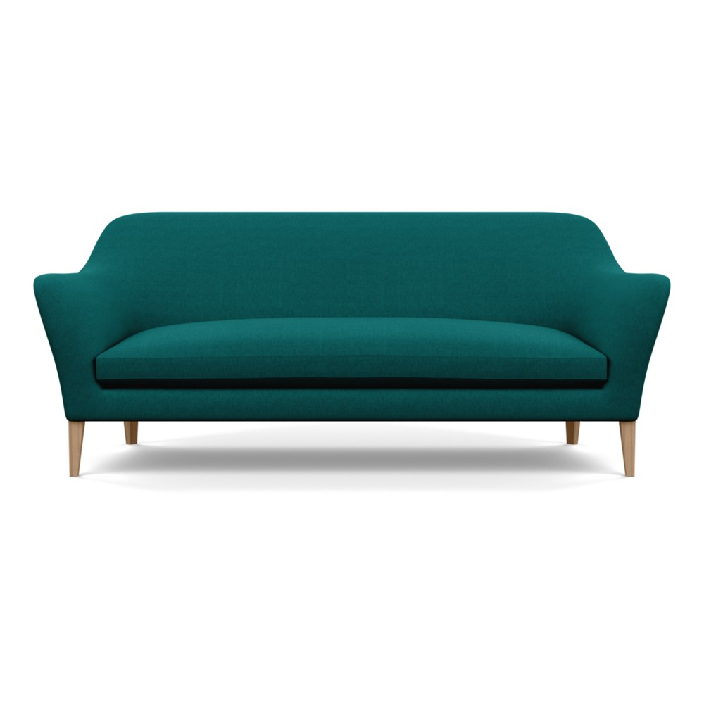 Heal's Wallis 4 Seater Sofa Brushed Cotton Pine Tinted Ash Feet
