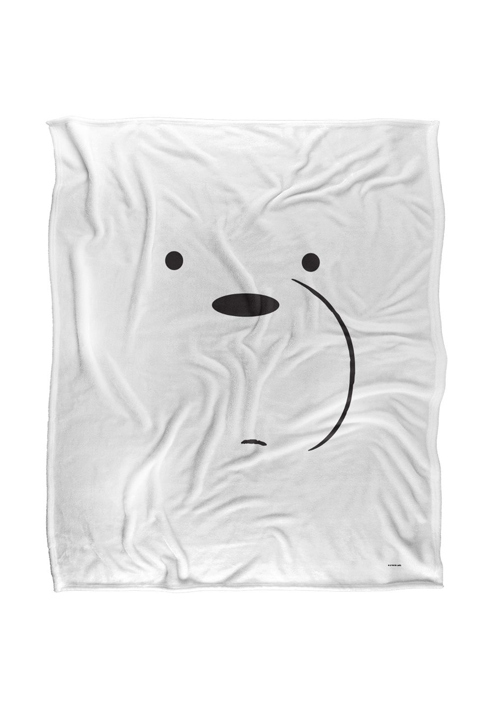Cartoon Network We Bare Bears Ice Bear Silky Touch Super Soft Throw Blanket 152 X 127 cm in White
