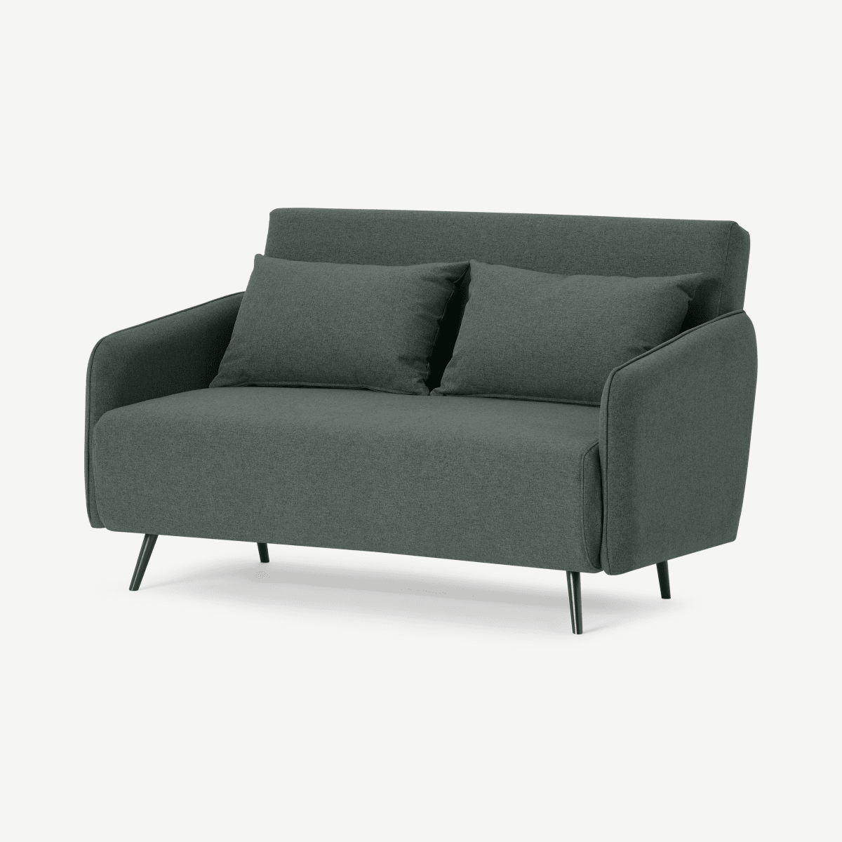 Hettie Small Sofa Bed, Woodland Green Fabric