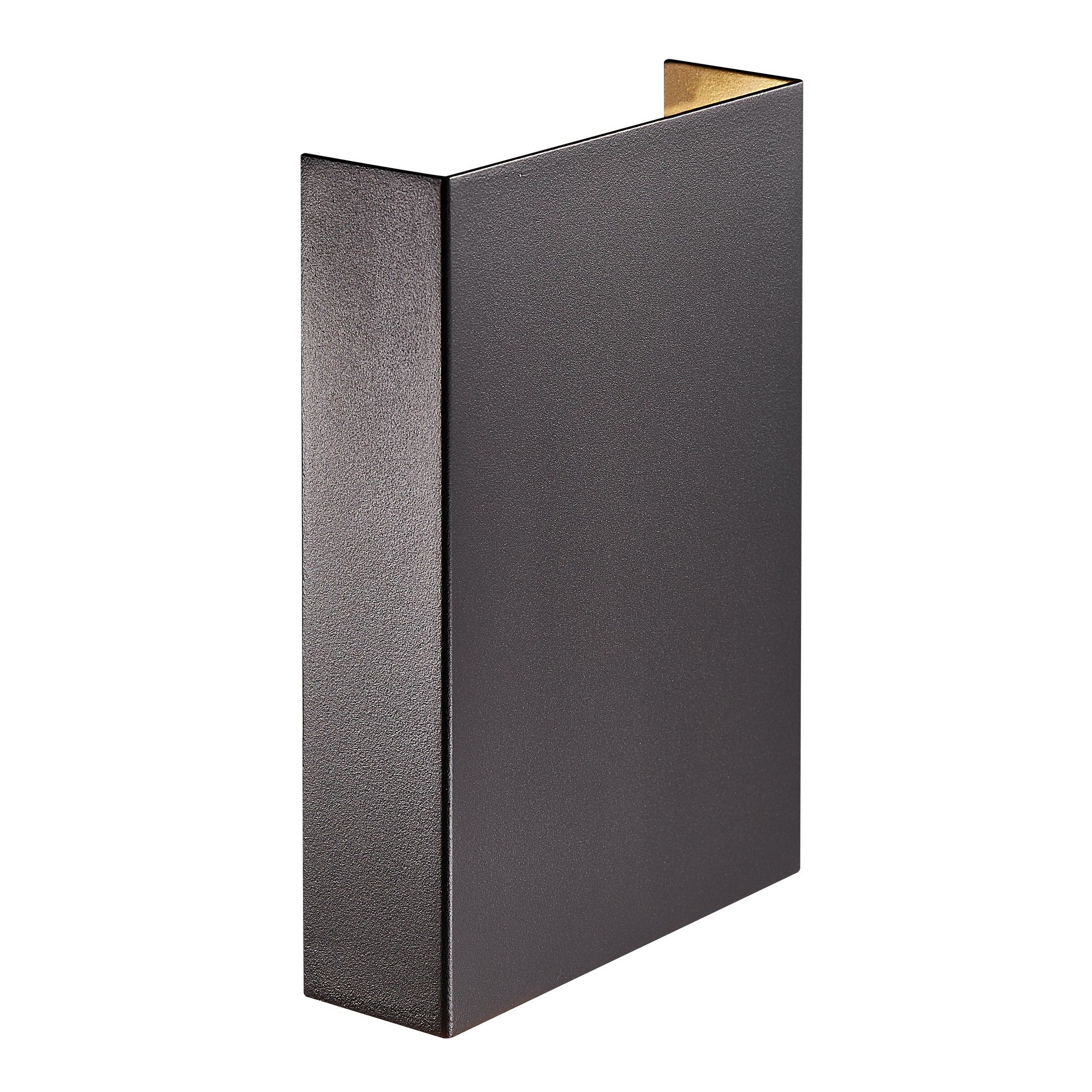 Nordlux Modern Outdoor Wall Light Black Aluminium Intergrated LED Coastal/Marine Safe - Mains Powered, IP54
