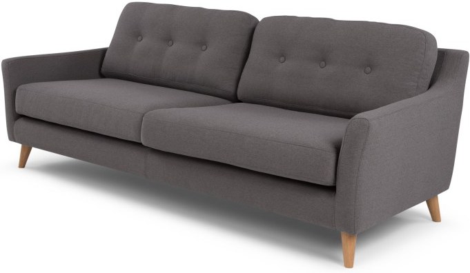 Rufus 3 Seater Sofa, Rhino Grey