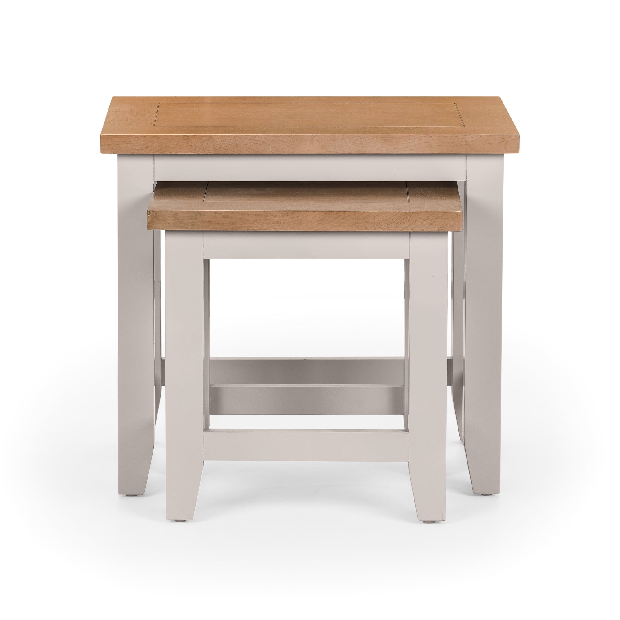 Richmond Nest of 2 Tables - Grey Grey and Brown