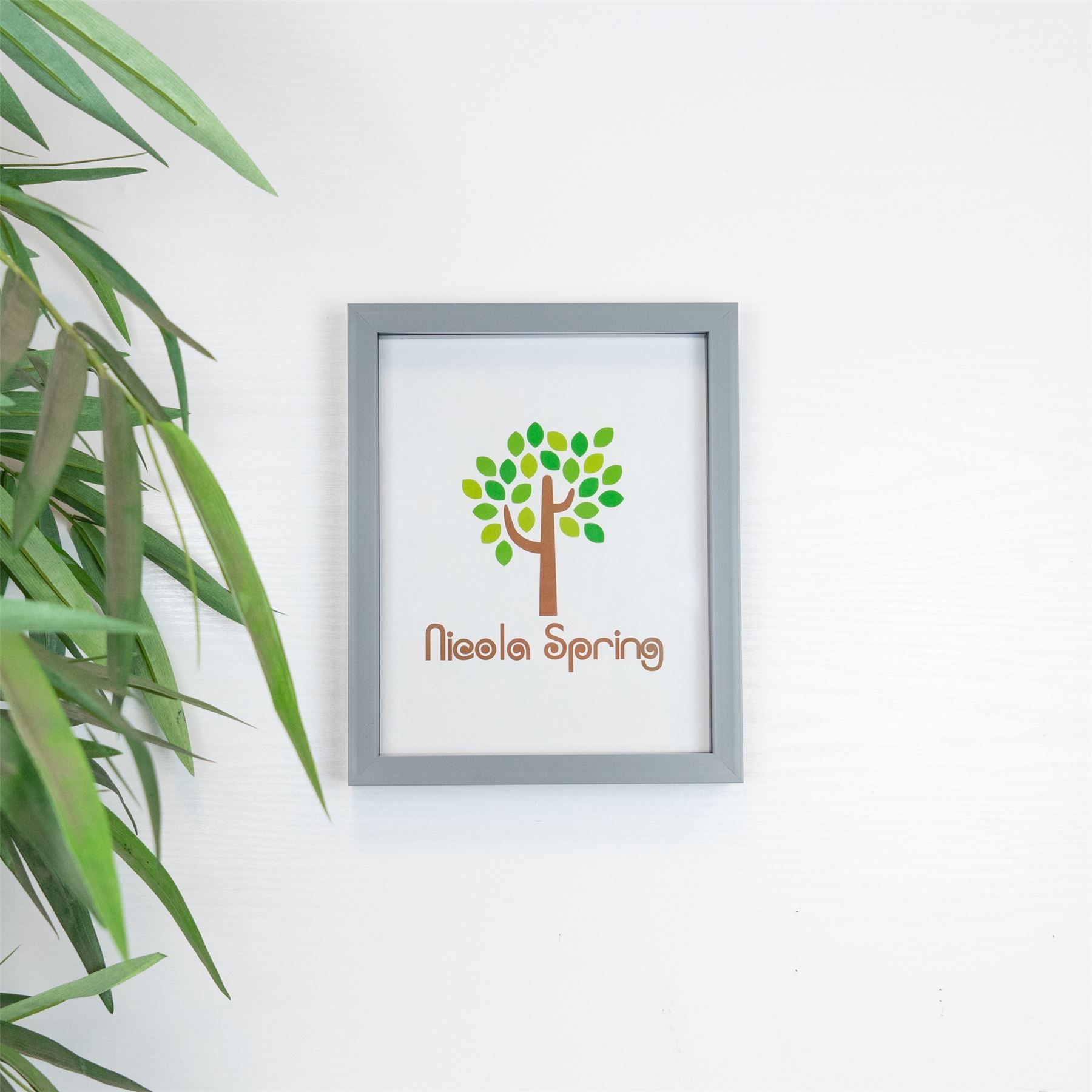 Nicola Spring 3D Box Photo Frames - 8 x 10" - Pack of 5 in Grey 5