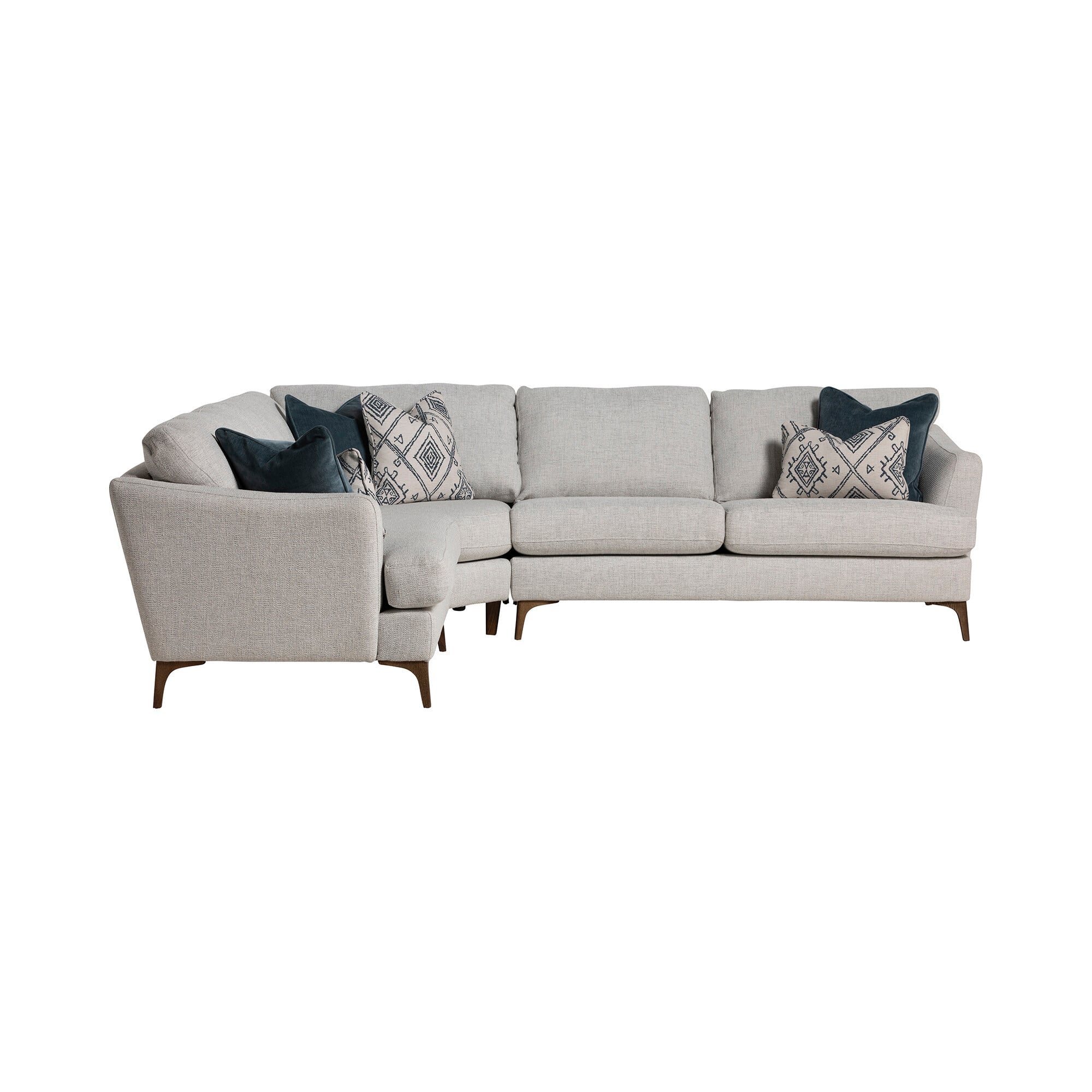 Embrey 2.5 Seater Corner Sofa With LHF Cuddler Fabric | Barker & Stonehouse 3