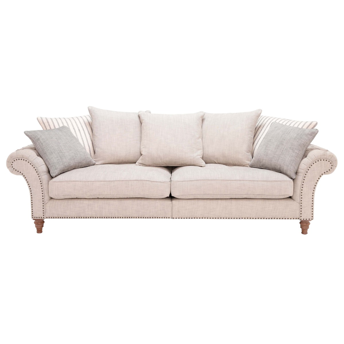 Craven Grand Sofa With Studs