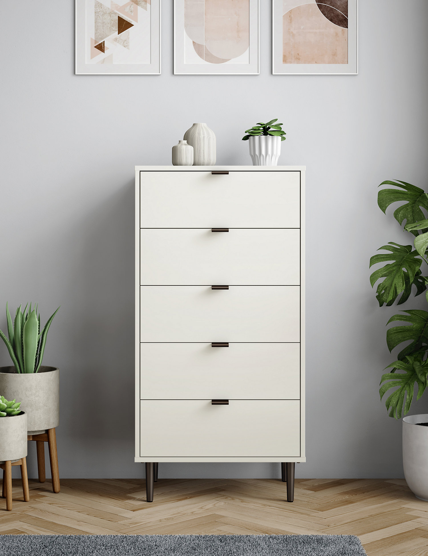 M&S Quinn 5 Drawer Chest