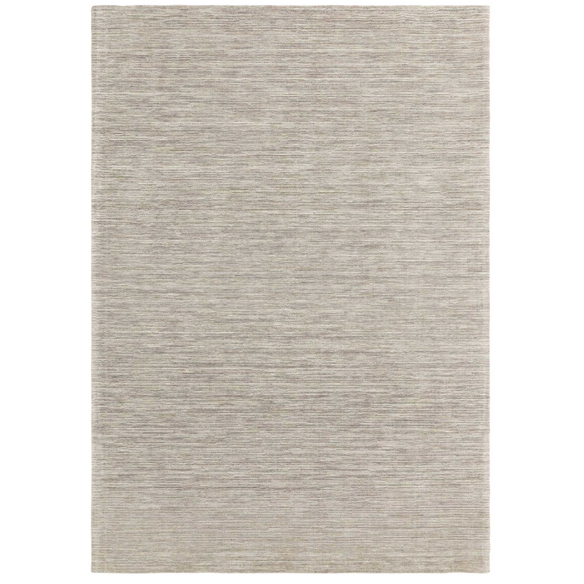 Whisper Stone 160x230cm Rug, Square, Neutral Wool Blend | Barker & Stonehouse