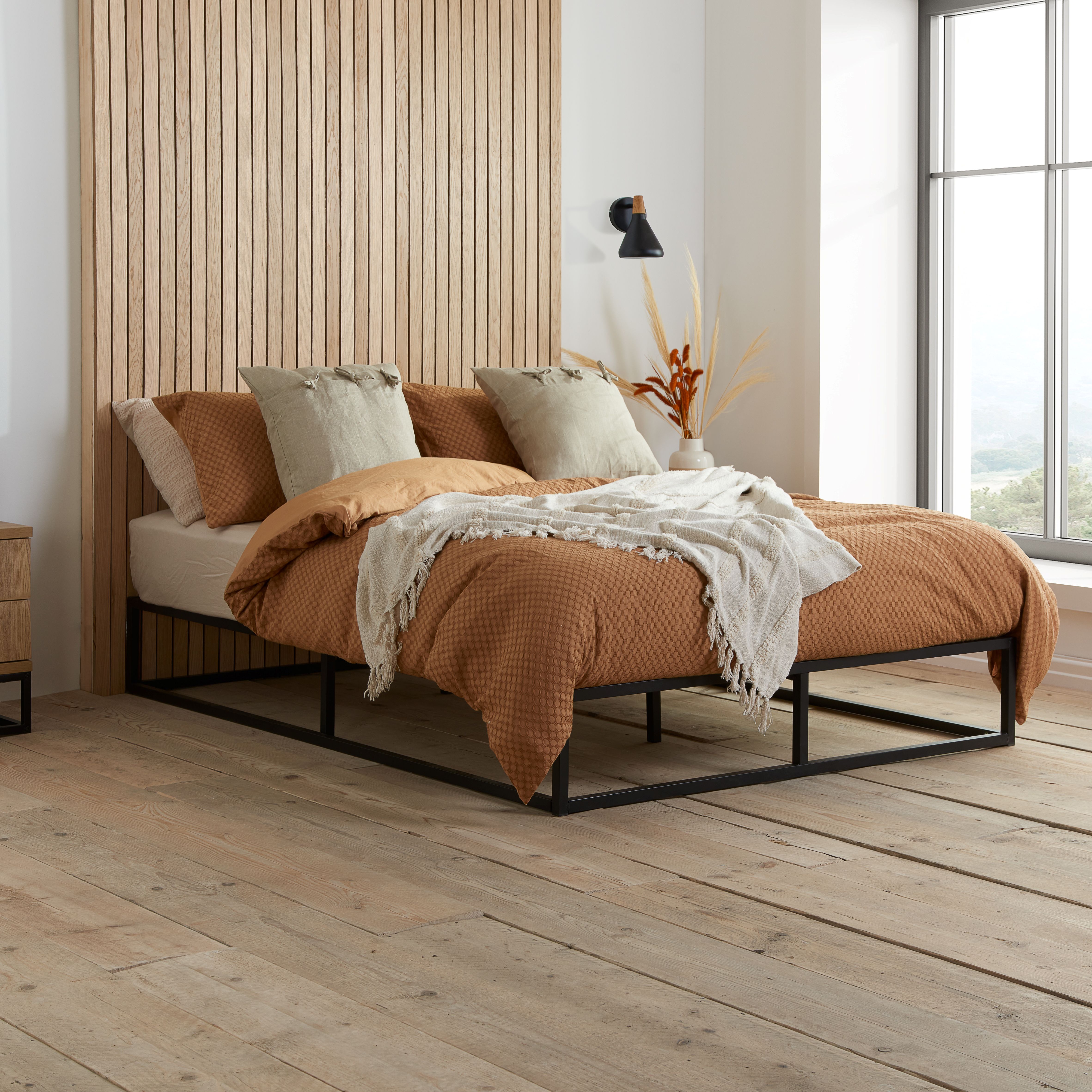 Birlea Soho Metal Platform Bed in Black