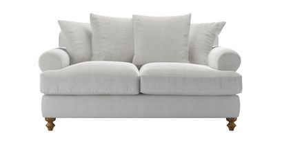 Teddy 2 Seat Sofa Bed in Pumice House Basket Weave - sofa.com