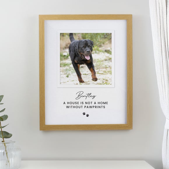 Personalised Pet Photo Framed Print