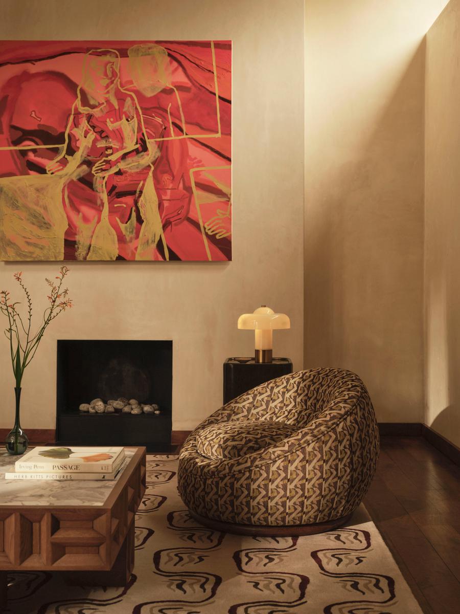 Abel Armchair, Fulton Jacquard, Sage