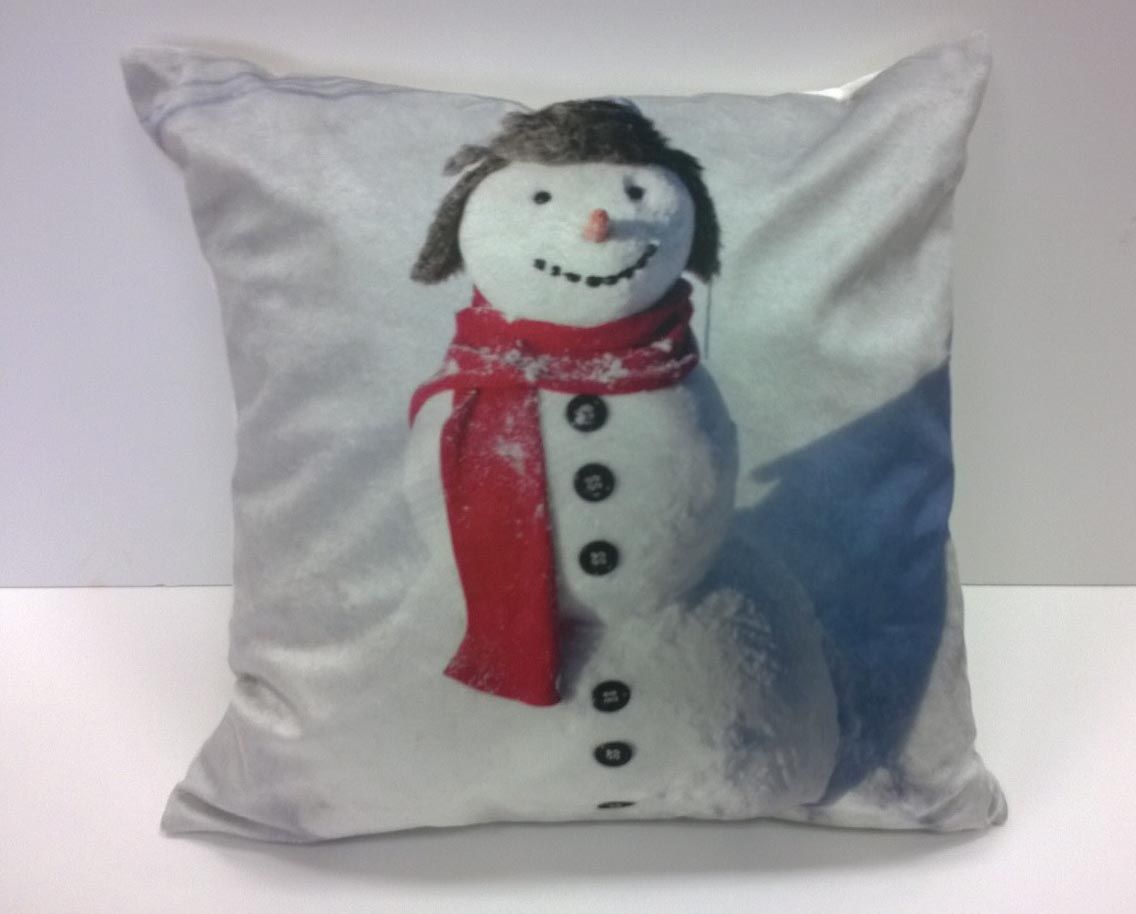 Rapport Home Snowman Winter Cushion Cover (43x43 cm)