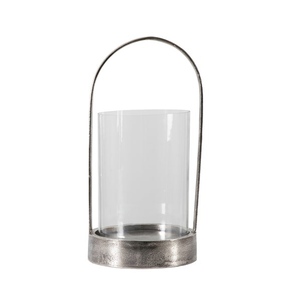 Cedar & Sage Linton Antique Nickel Hurricane Candle Holder