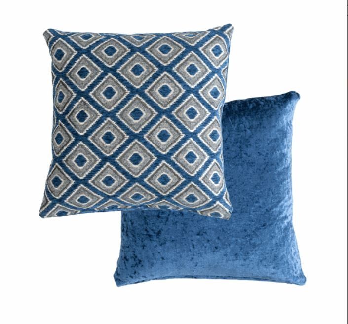 New Edge Blinds Nevada Cushion Cover in Blue