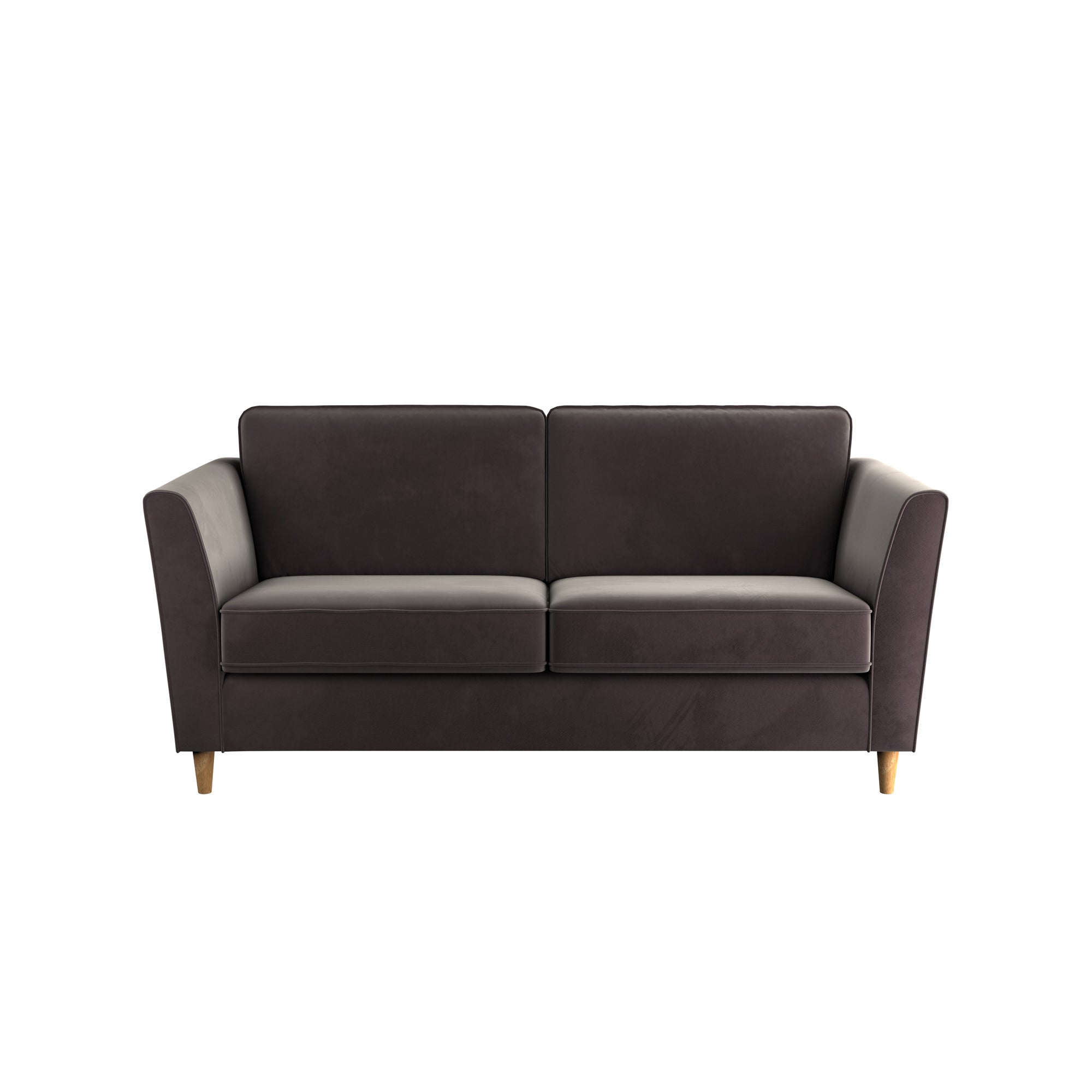 Greenwich Velvet 2 Seater Sofa Grey