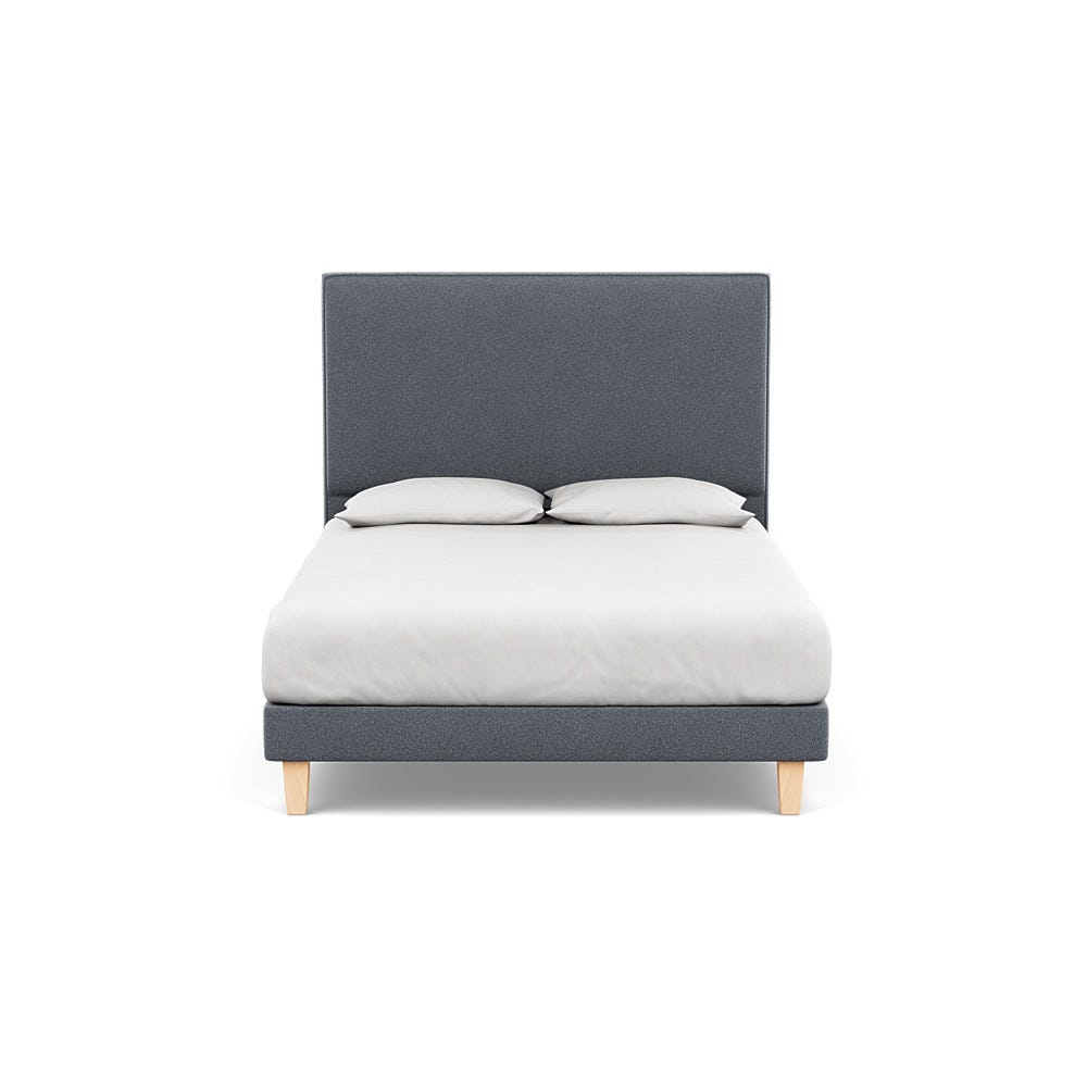 Heal's Shallow Divan King Boucle Steel Light Solid Wood