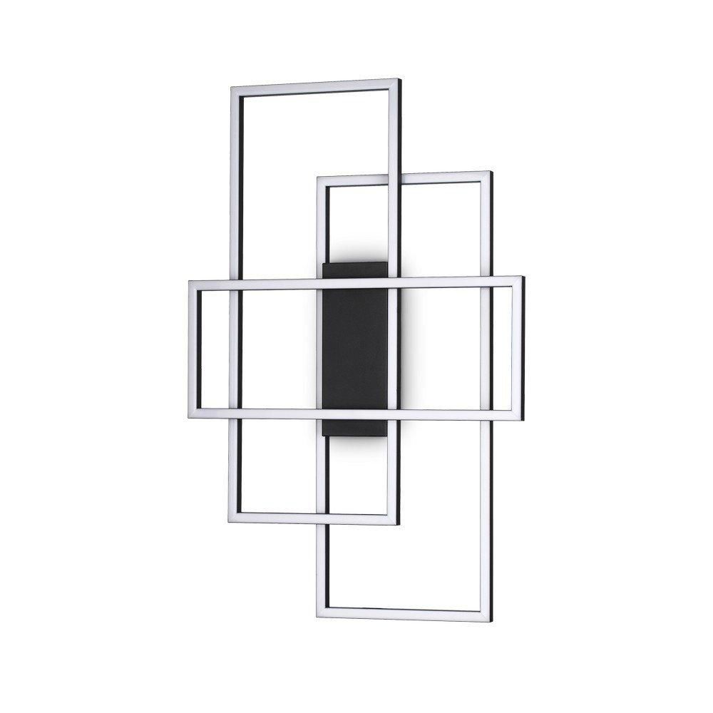 Netlighting Frame LED Decorative Integrated LED Wall Light Black 3000K